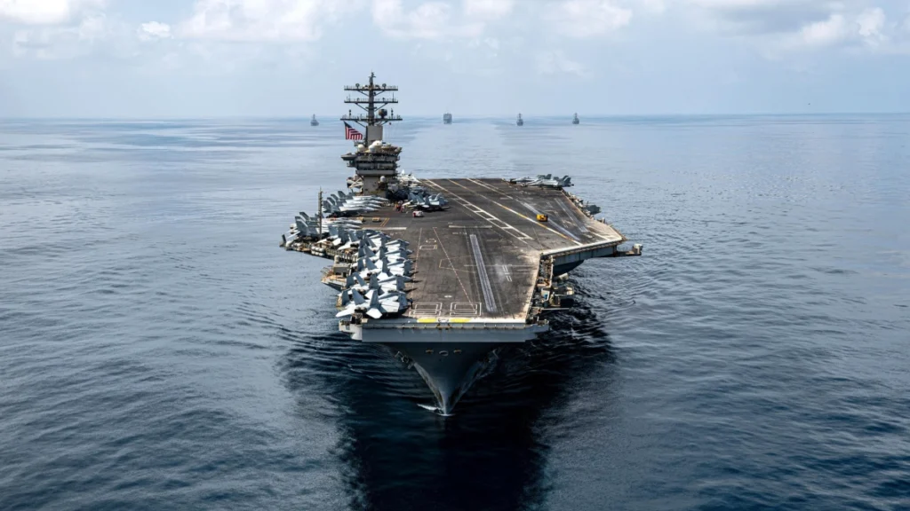 Grupo de combate del portaviones estadounidense Nimitz ingresó al Caribe